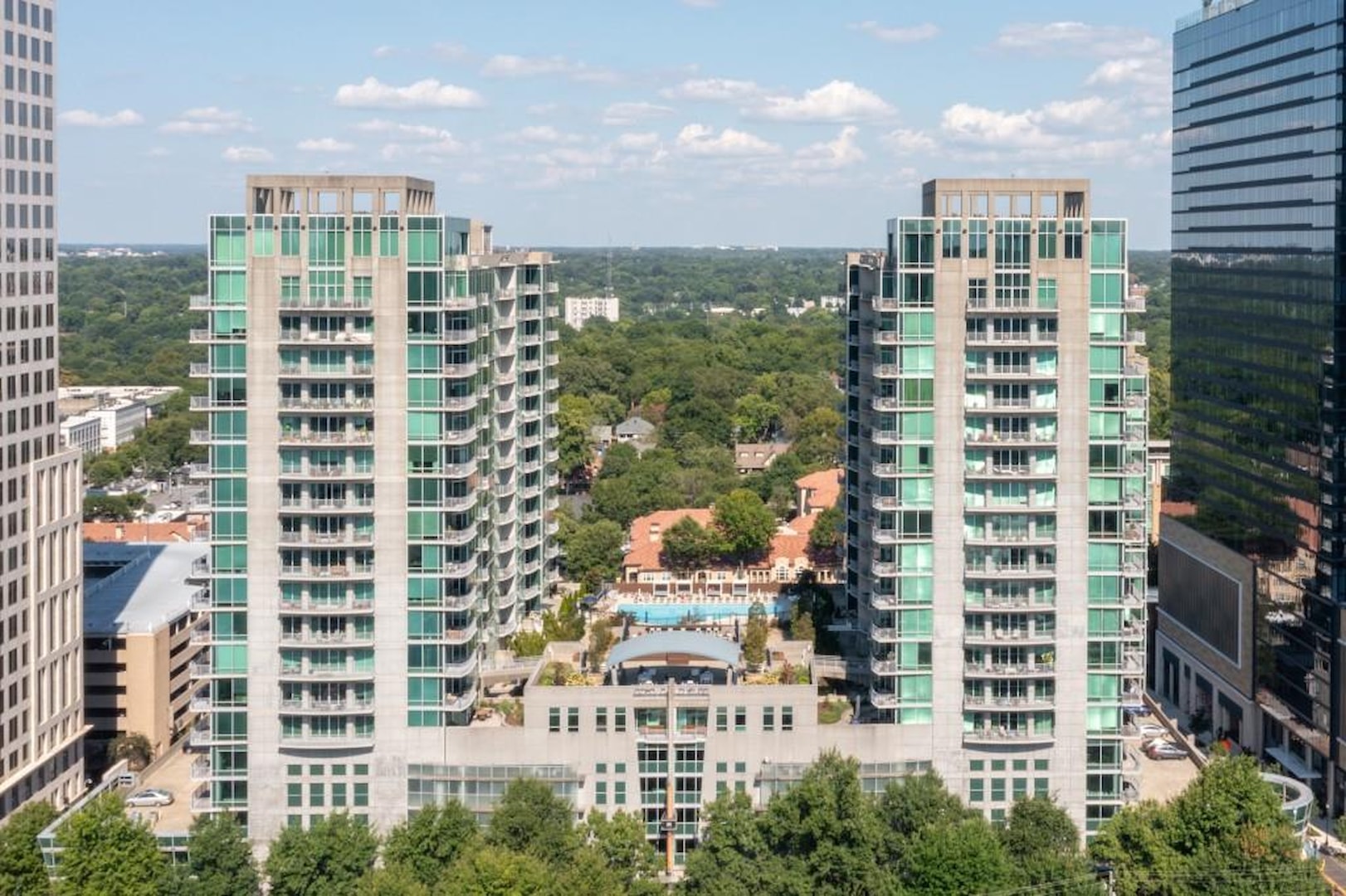 Metropolis condominium towers in Midtown Atlanta